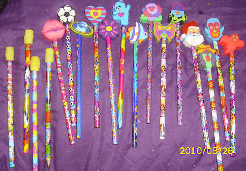 Lisa Frank pencils