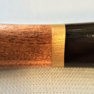 Closeup of the Koh-I-Noor Triograph barrel.