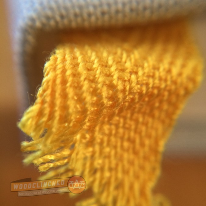 One of the great little flourishes on the Confidant is the canary yellow bookmark that comes with the notebook.