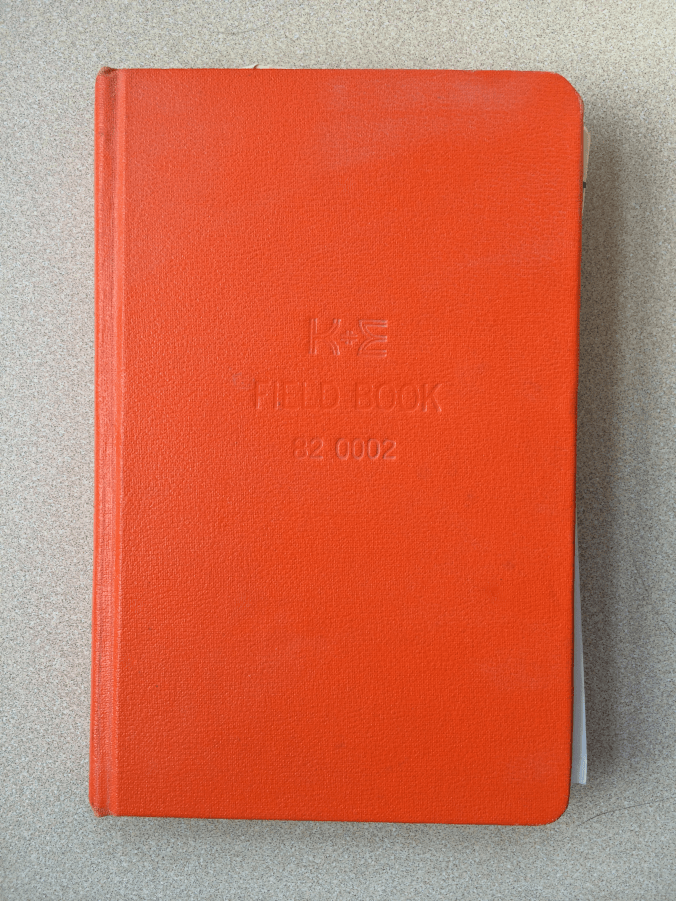K&E Field Book by Keuffel &  Essel