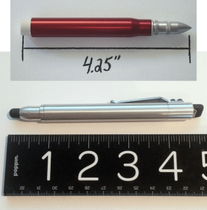Bullet Pencil ST and Twist Bullet Pencil Comparison
