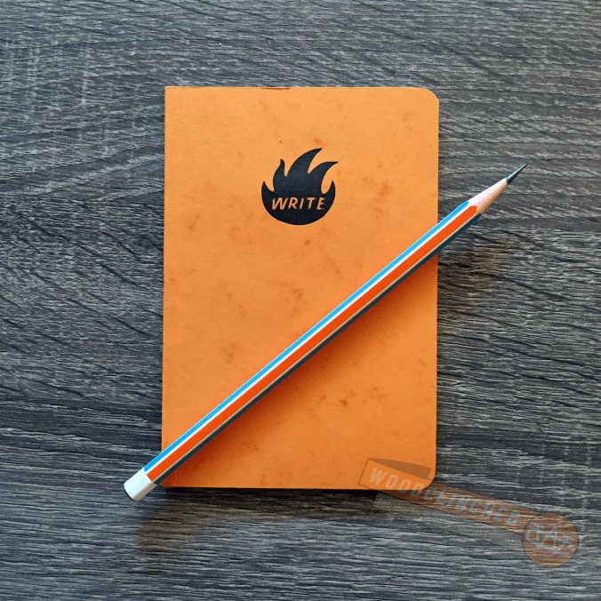 Write Notepads Co. Kindred Spirit edition notepad with a Nataraj Pop pencil